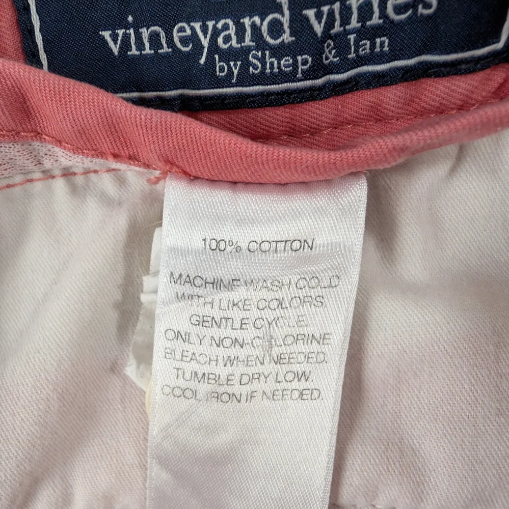 Men's Vineyard Vines Coral Shorts - Picture 4 of 7